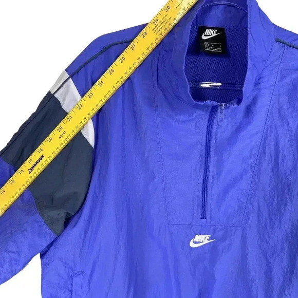 Nike Heritage Womens L Sportswear Woven Jacket 1/4 Zip Windbreaker Activewear - Picture 9 of 15